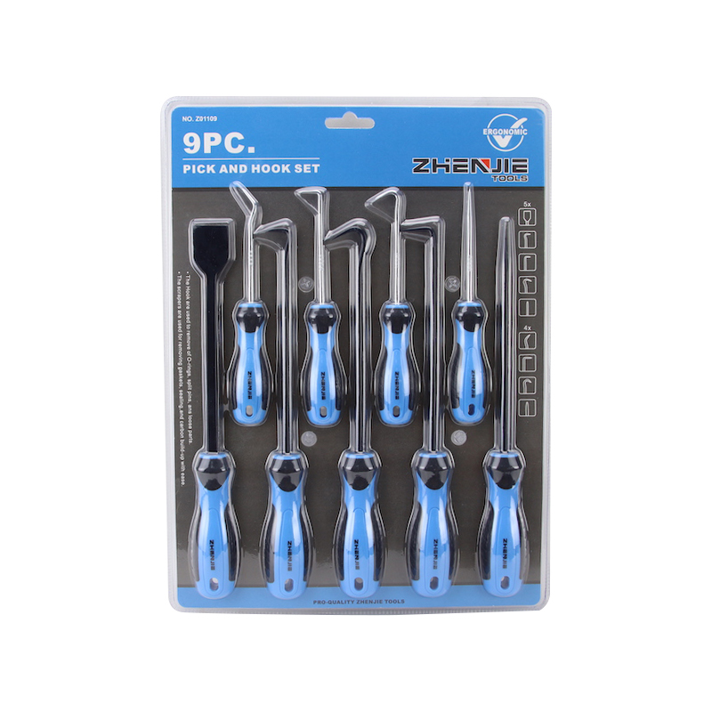 9pcs 스크레이퍼 픽업 후크 세트
